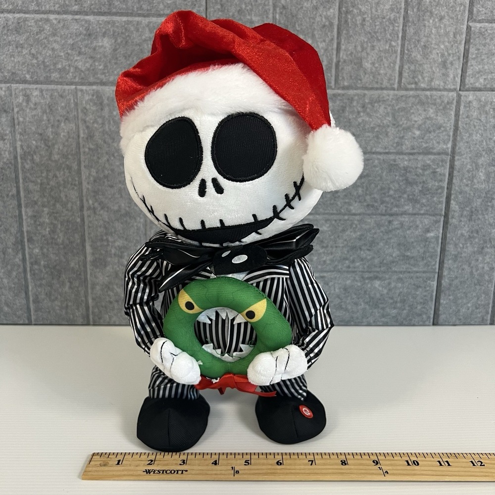 Disney Nightmare Before Christmas Animated Dancing Jack Skellington Plush 13" - Picture 11 of 12